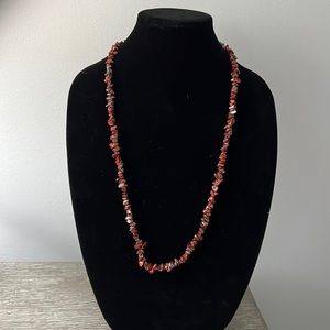 Boho Chip Bead Stone Necklace